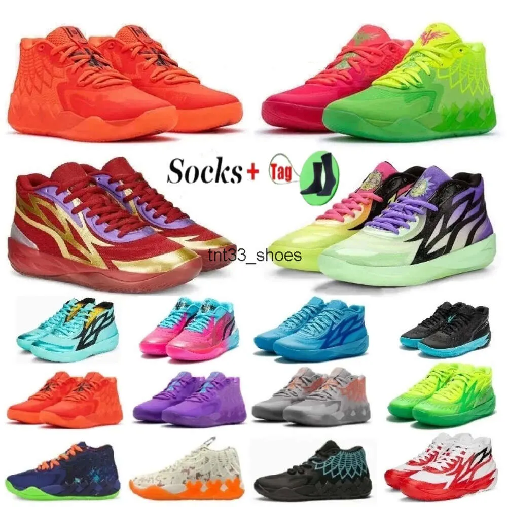 Kids Lamelo Ball MB.02 MB.03 Rick Morty Men Basketball Shoes Sneakers à vendre Queen City Slime Grad School Sport Shoe Shoot Online Shop Size 35-46
