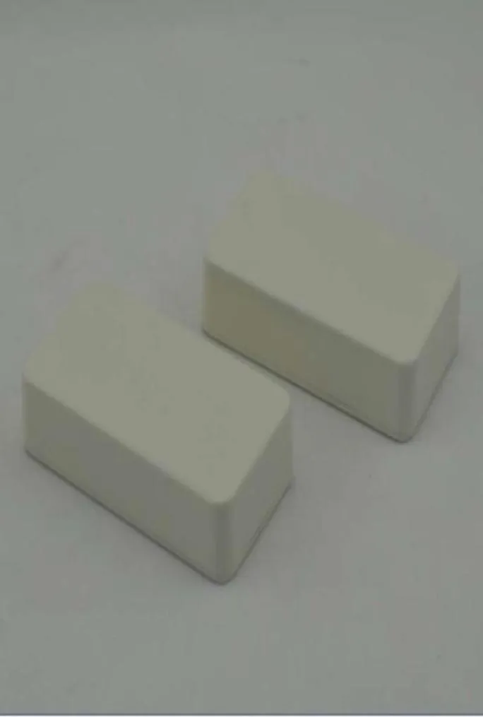 2X 1590B Style Hammond aluminium Stomp Box effets pédale boîtier blanc 3790415