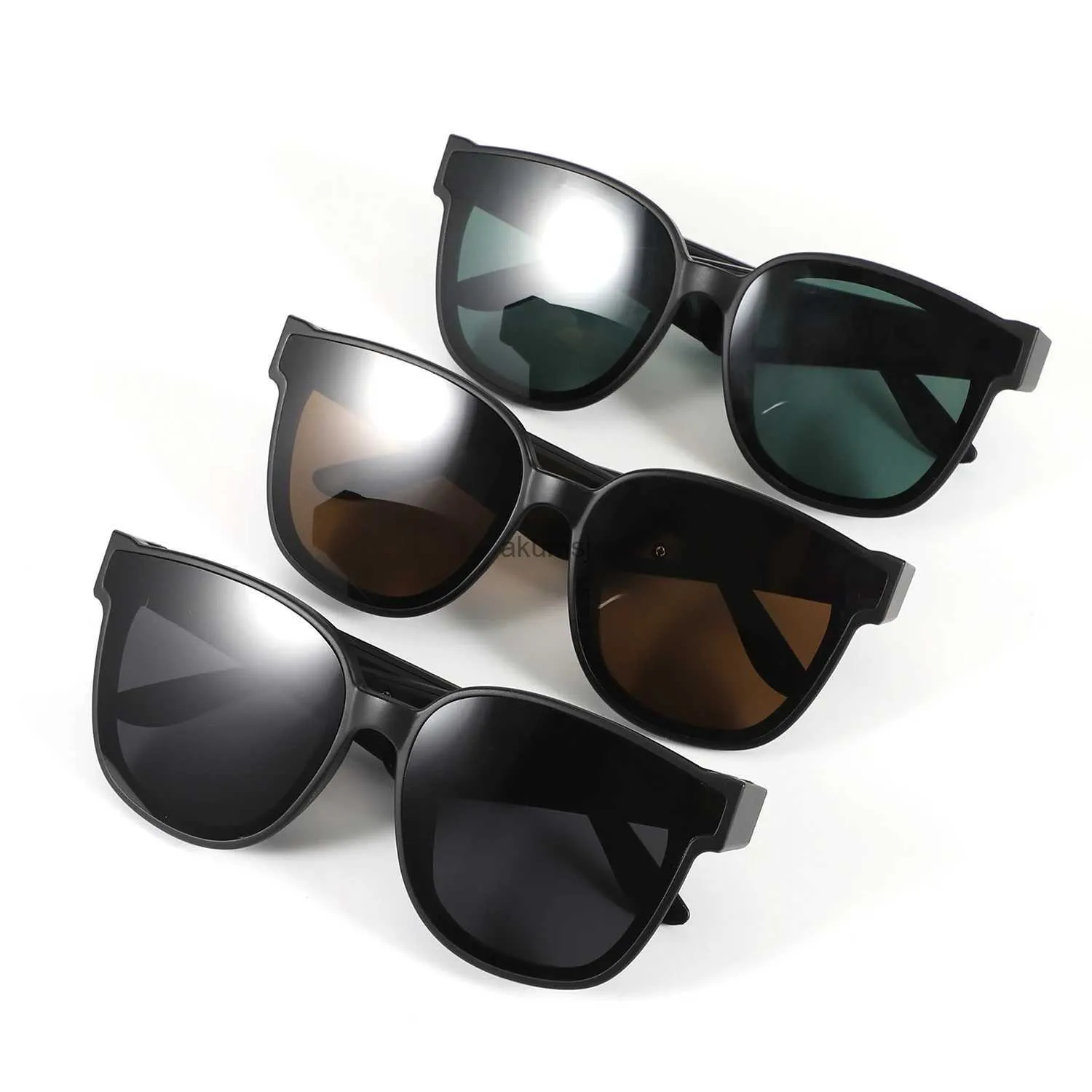 Портативные колонки Новые белые модные складные солнцезащитные очки 2 в 1 с беспроводным TWS Мини-динамиком Дизайн солнцезащитных очков с Bluetooth-динамиком YQ240106