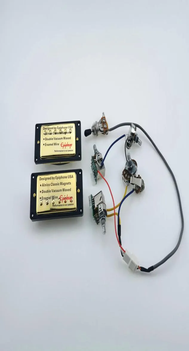 Guitar Pickups Electric Guitar Humbucker Pickups with Pro Wiring Harness No welding Easy to use5857502