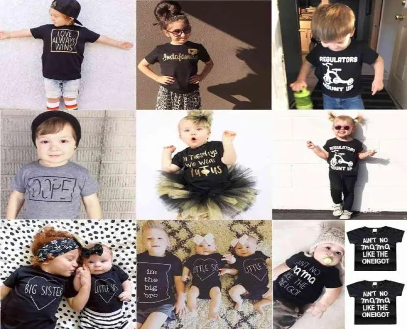 Lovely Baby Boy TShirts Infant Tees Shirt 100 Cotton Toddler Tops Girl Clothes T Shirt Children Outfits 1 2 3 Year Jerseys 210418575990