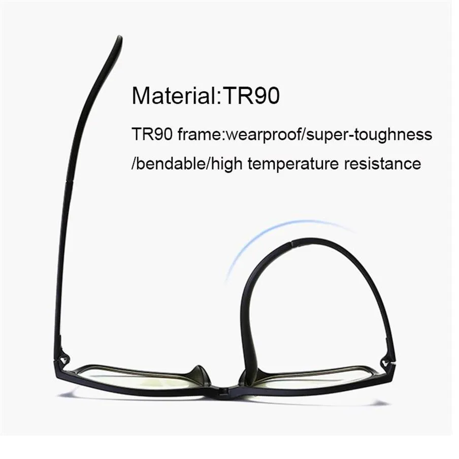 TR90 på män magnetiska kvinnor magnetklipp optisk myopia glas ram med 5 solglasögon lins y200619259q