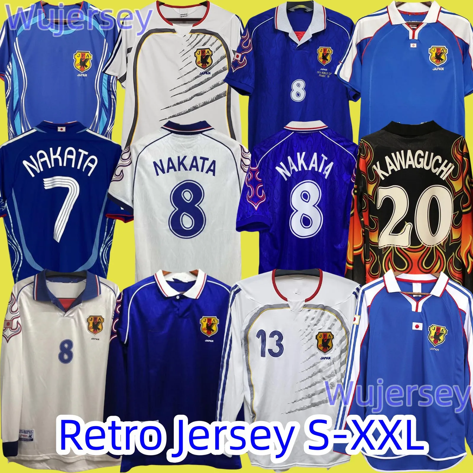 NAKATA Japan Retro Soccer Jerseys SOMA, AKITA, From