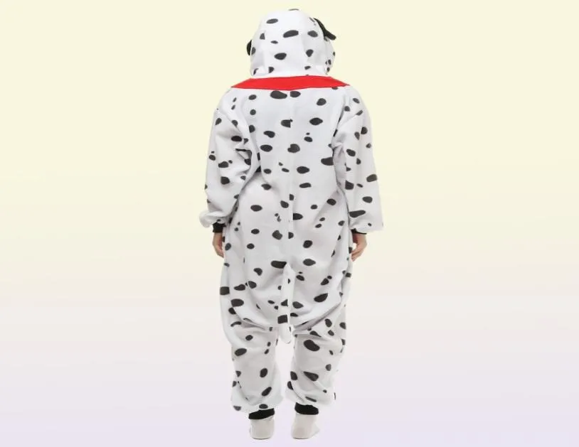Dalmatiner-Kostüm für Damen und Herren, Tier-Kigurumi aus Polarfleece, für Halloween, Karneval, Neujahr, Party, Willkommens-Drop 4641789