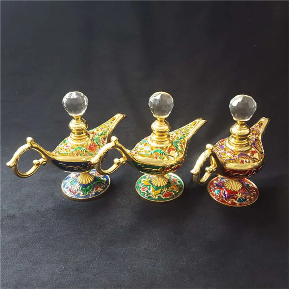 Fabricantes de garrafas de vidro de perfume de luxo estilo árabe de 3ml com escolha de 3 cores