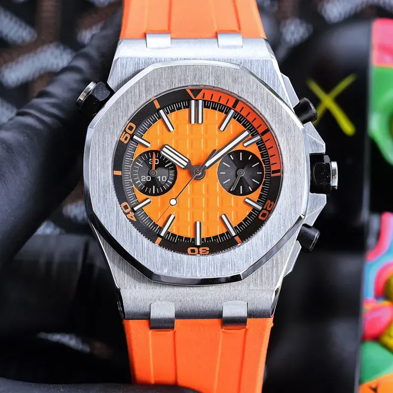 Automatische mechanische Uhr, 45 mm, leuchtende, wasserdichte Armbanduhr – Luxus-Mode-Business-Uhr