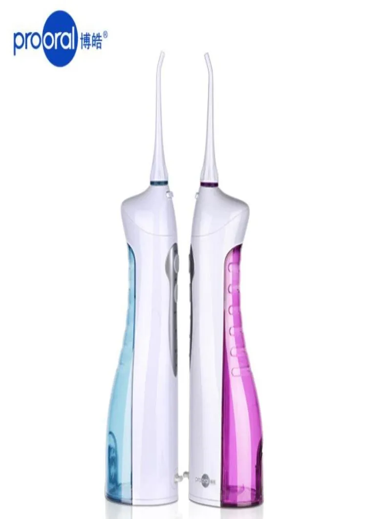 Prooral Oral Irrigator 5012 Inteligentne przenośne zęby pralka ipx7 3 kloc USB ładowanie 4 kolorowy inteligentny technologia sterowania2480320