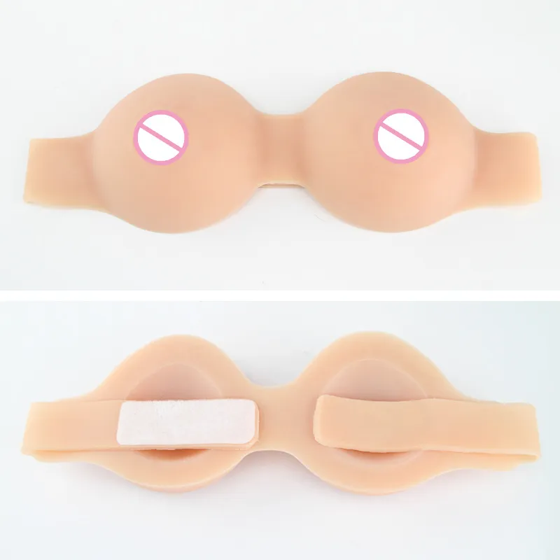 Forma oddechu niewidzialna silikonowa silikonowa proteza piersi Symulowana skóra proteza piersi ubieraj pseudo matkę protezę piersi brańs