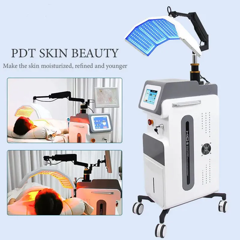 Terapia fotodinámica Led PDT de 7 colores para rejuvenecimiento de la piel eliminación de pigmentos Led estiramiento de la piel máquina de belleza blanqueadora