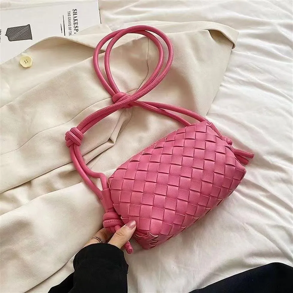 5AAAAA Brand Designer Bags LOOP Woven Bag Camera Bag Mini Jodie Cloud Hobo Fashion Handbag Leather Shoulder Wallet 18X11CM283J