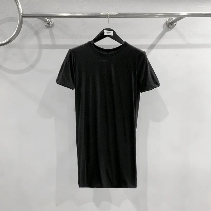 T-shirts pour hommes Owen Seak Hommes surdimensionnés Chemise décontractée Coton Vêtements gothiques Hip Hop Tops Tees Été Solide Noir Taille XL