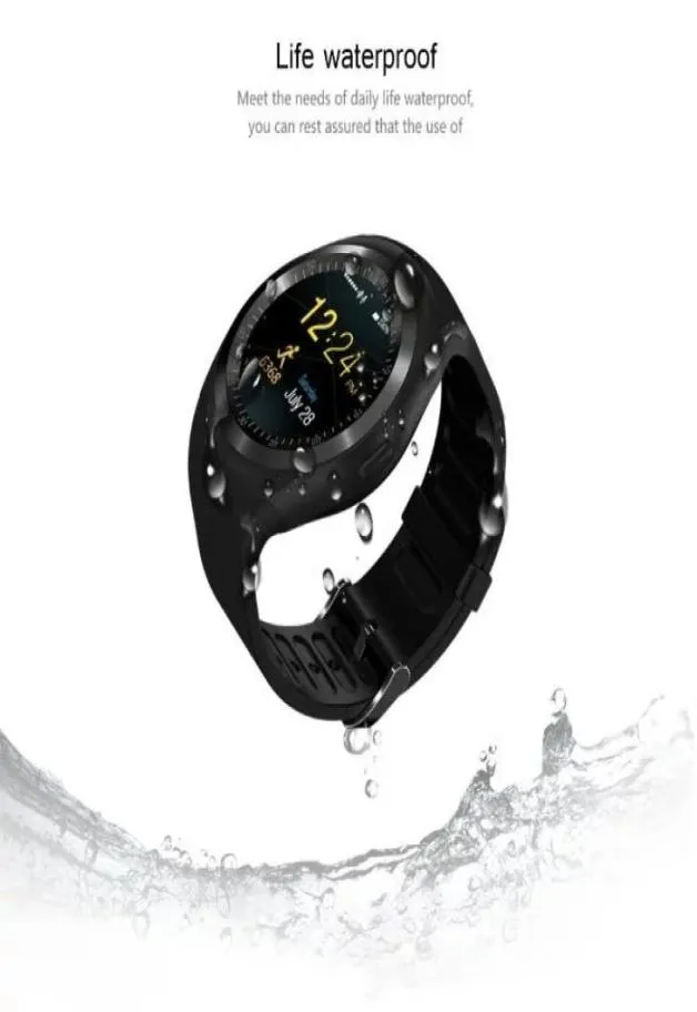 SOVO Relogio Android Smartwatch appel téléphonique SIM TF caméra Bluetooth Y1 montre intelligente 2G GSM SIM App Sync Mp39557623