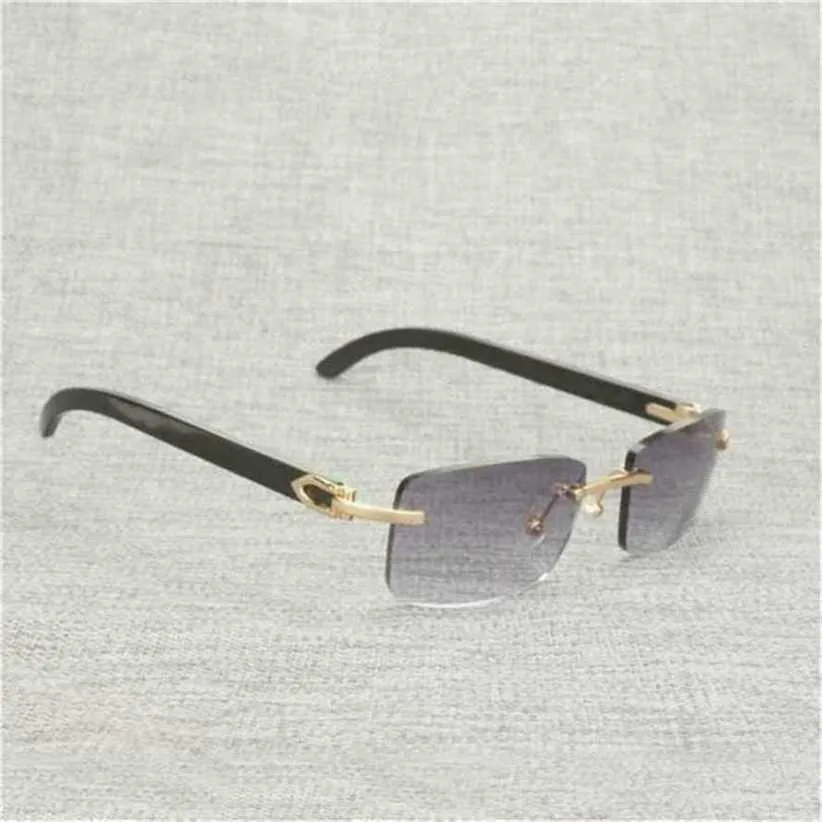 22 ٪ خصم على النظارات الشمسية المصمم البصمة البصمة الخشبية الطبيعية الرجال بوفالو قرون النظارات العشوائية
