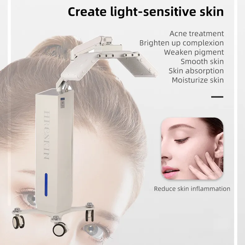 1098 perles de lampe PDT Bio lumière raffermissement de la peau lissage du visage photothérapie PDT LED 4 couleurs Instrument Anti-âge Anti-inflammation