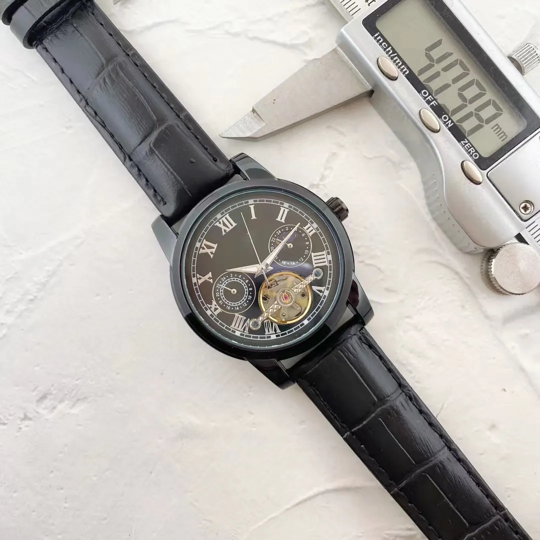 Wysokiej jakości marka luksusowa męska zegarek turbillon mechaniczny automatyczny zegarek zegarek dzień