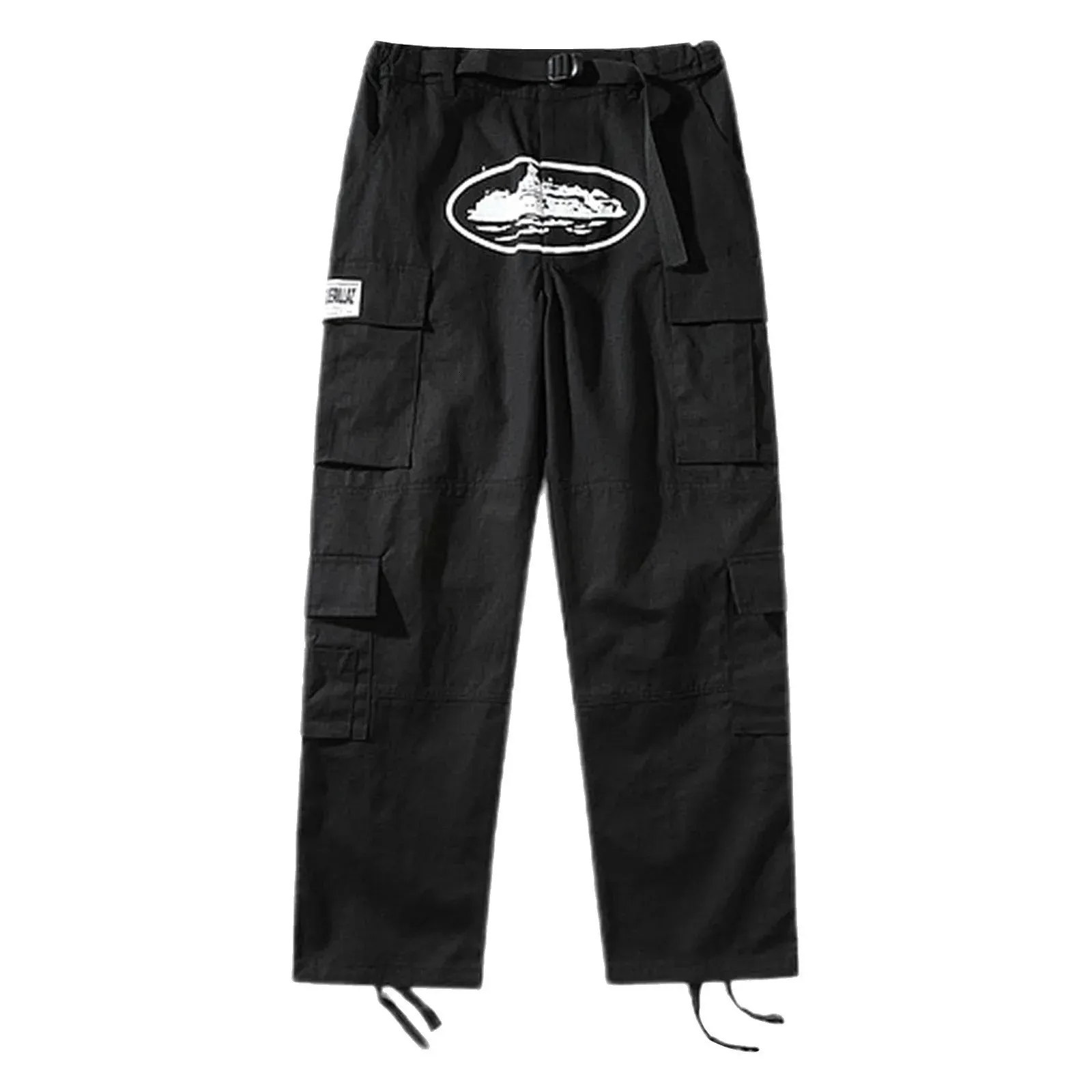 Y2K été Europe américain homme décontracté plusieurs poches pantalon ample jambe large pantalon sport Chic Hip Hop pantalon Streetwear 240105