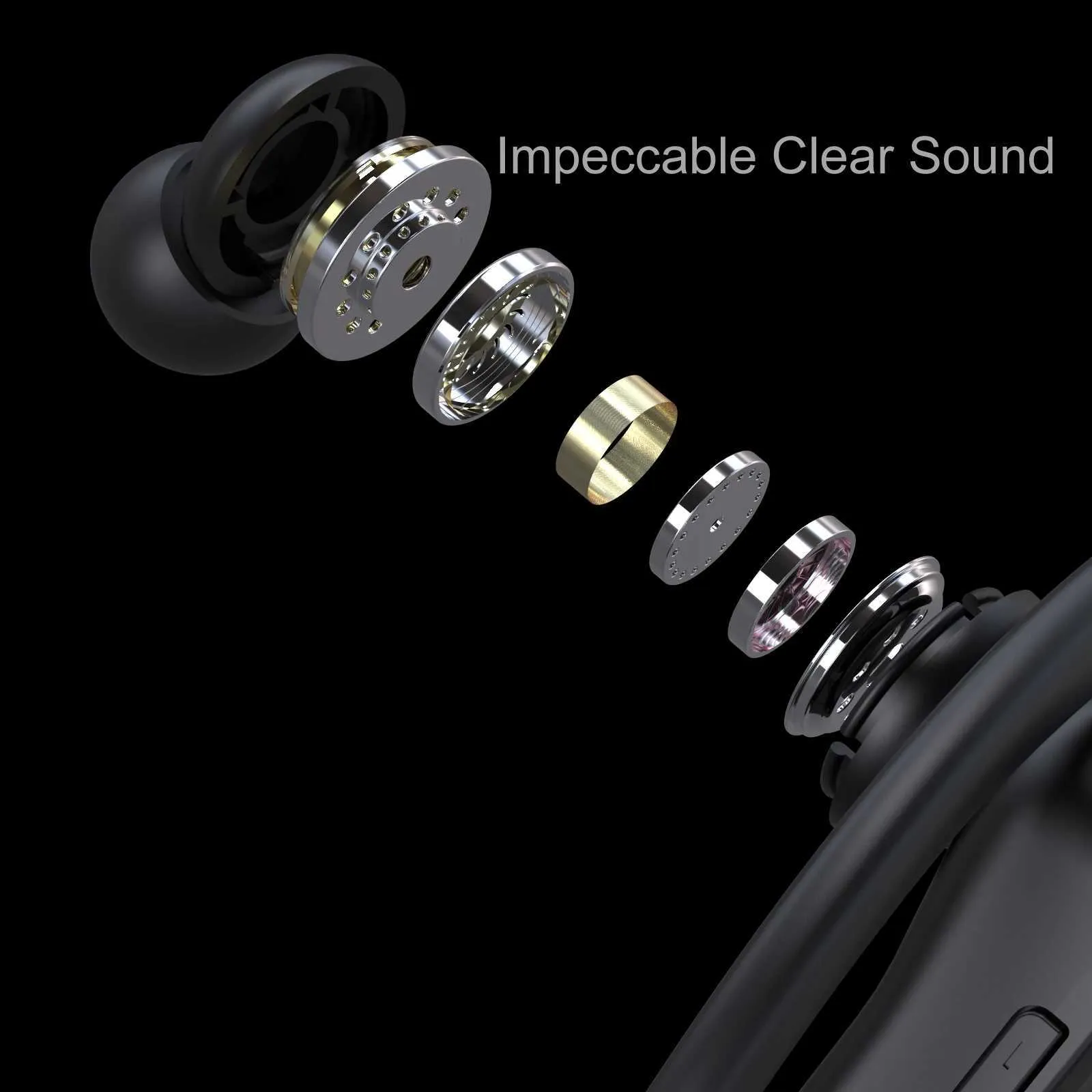 Cell Phone Earphones SYLLABLE PowerHBQ Pro TWS Earphones 10 Hour