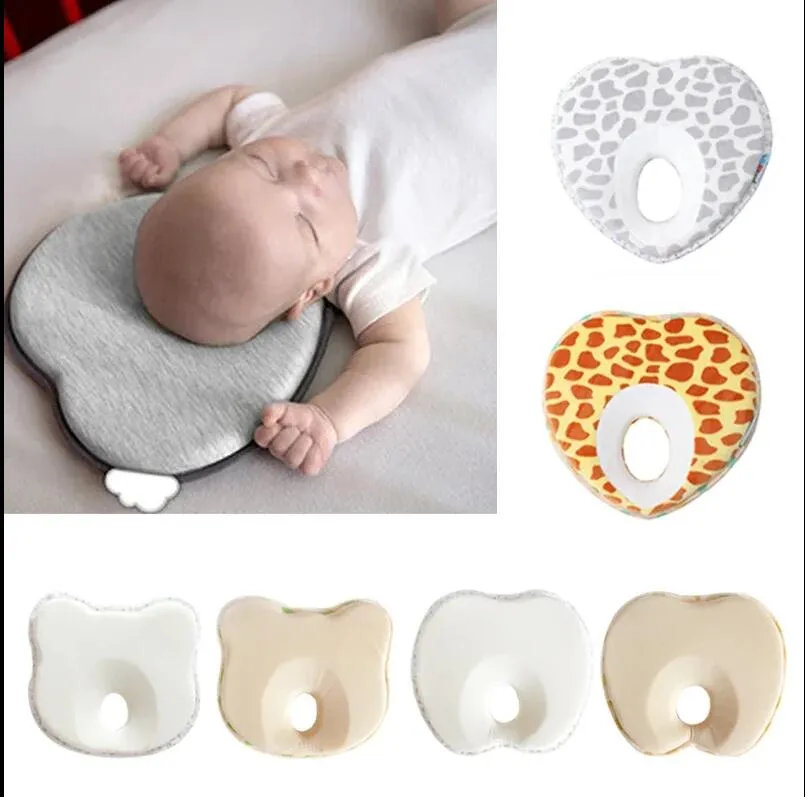 Oreillers infantile Anti-rouleau enfant en bas âge oreiller en forme de coeur Slee bébé tête protéger nouveau-né Almohadas literie livraison directe Otwue