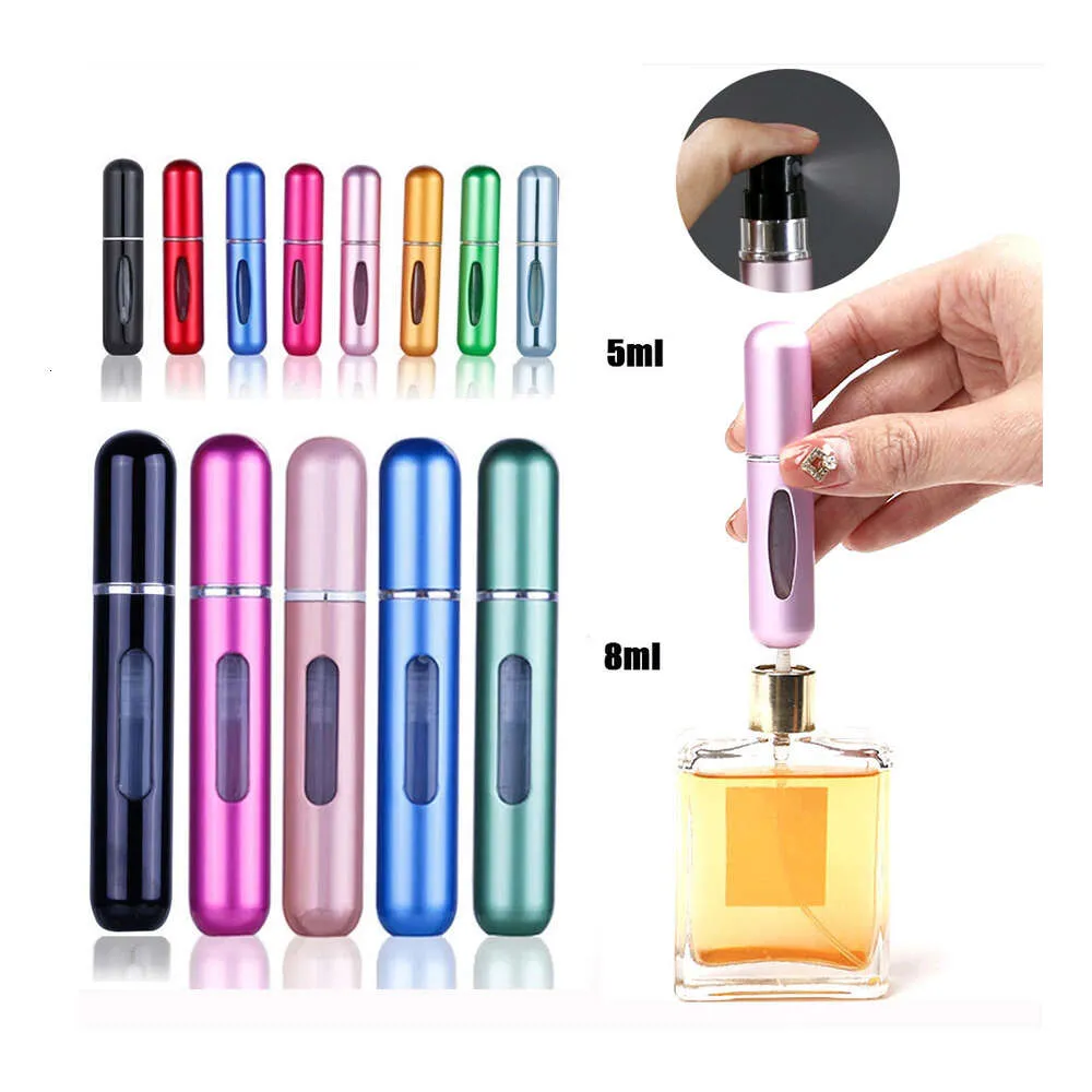 Lege 5 ml zak aluminium parfum verstuiver spuitfles mini 8 ml navulbare parfum verstuiver