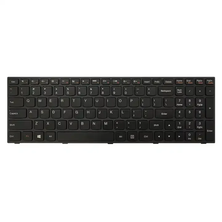 New genuine Laptop Black Frame Keyboard Replacement for G50 Series Laptop Genuine Keyboard FRU 25214725
