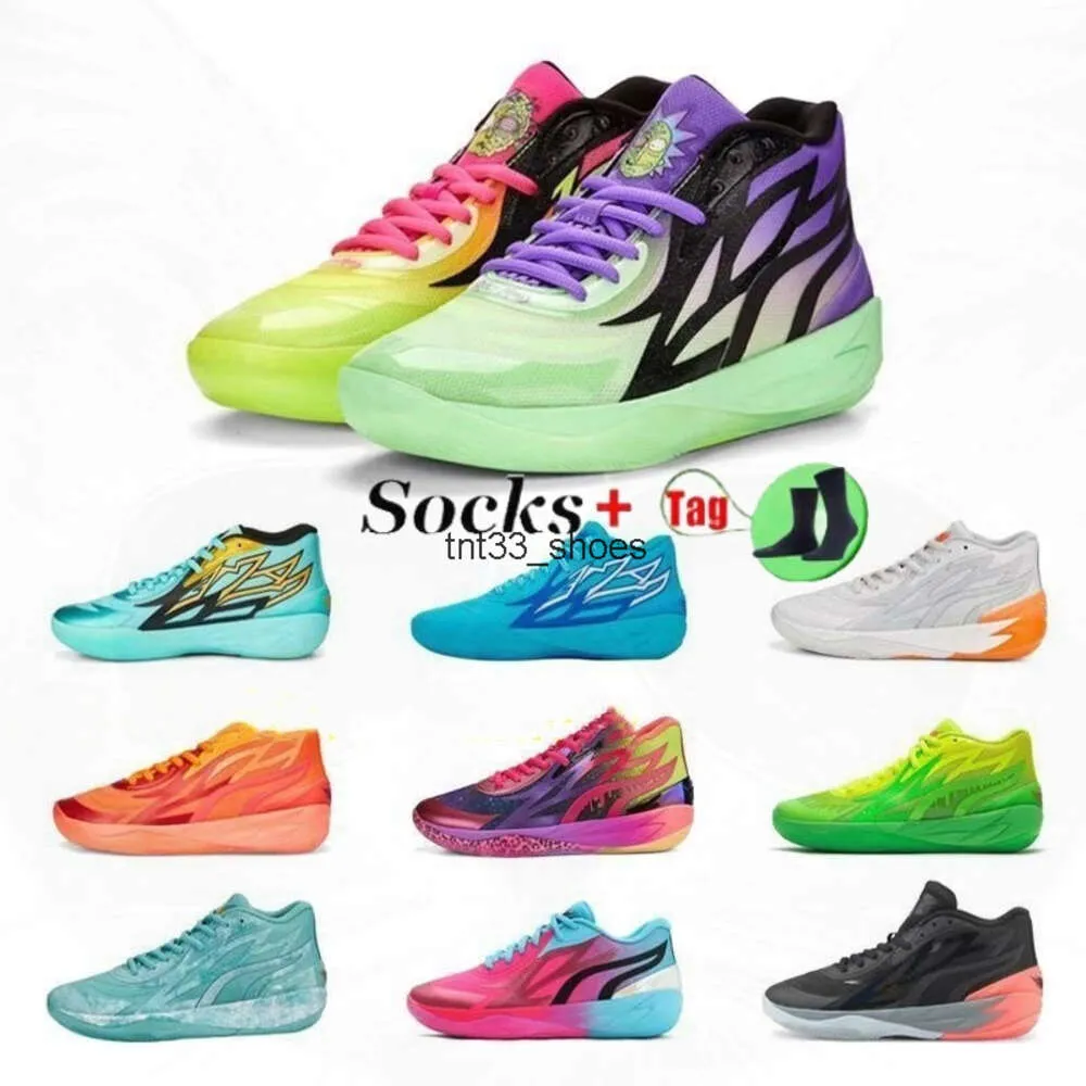 Lamelo Ball MB.01 MB.02 LO Imbalance Pink Herren Frauen Basketballschuhe Kinder zum Verkauf Rick Morty Buzz City Grundschule Sportschuh Sneakers Schuhe mit Box