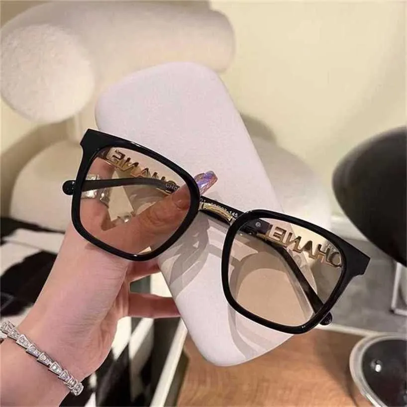 18% OFF Sunglasses New High Quality Small fragrant eyeglass 0749 square large frame plate myopic men and women marvelous tool for plain face powder blusher ice tea