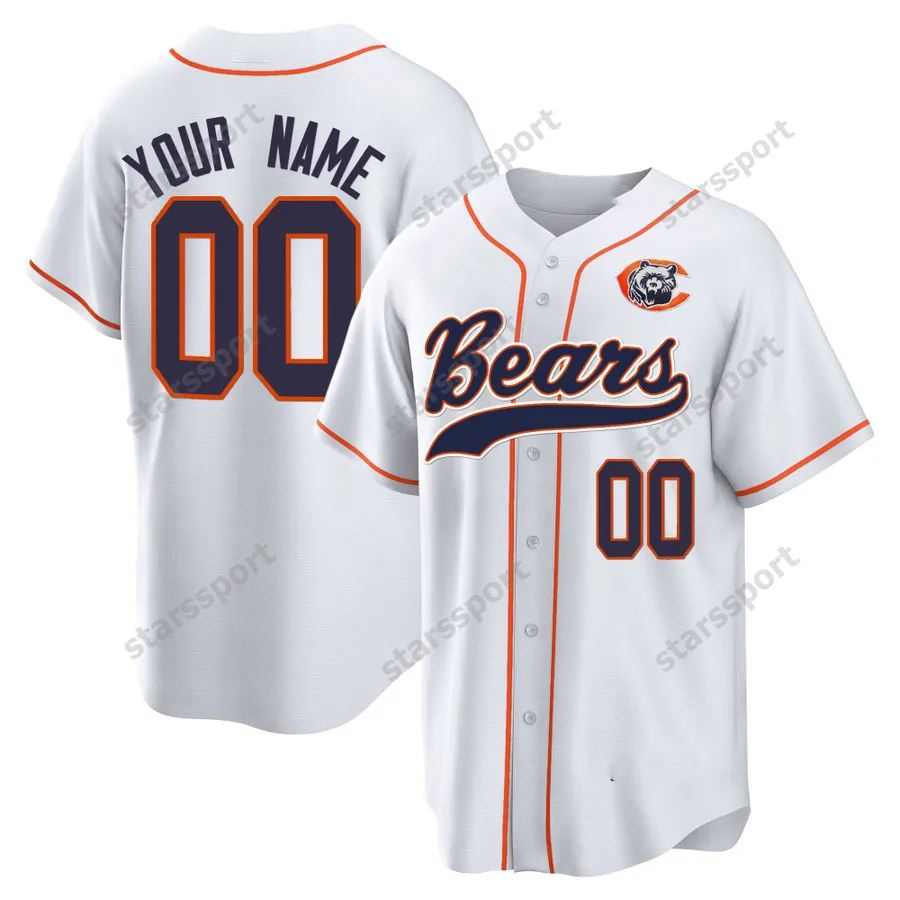 Chicago bears baseball jersey hot sale