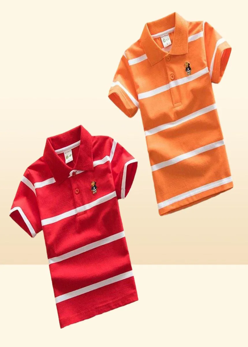 3 pezzi maglietta carina per bambini a righe estate ragazze ragazzi trendy polo per bambini costo di fabbrica a buon mercato Whole1109314