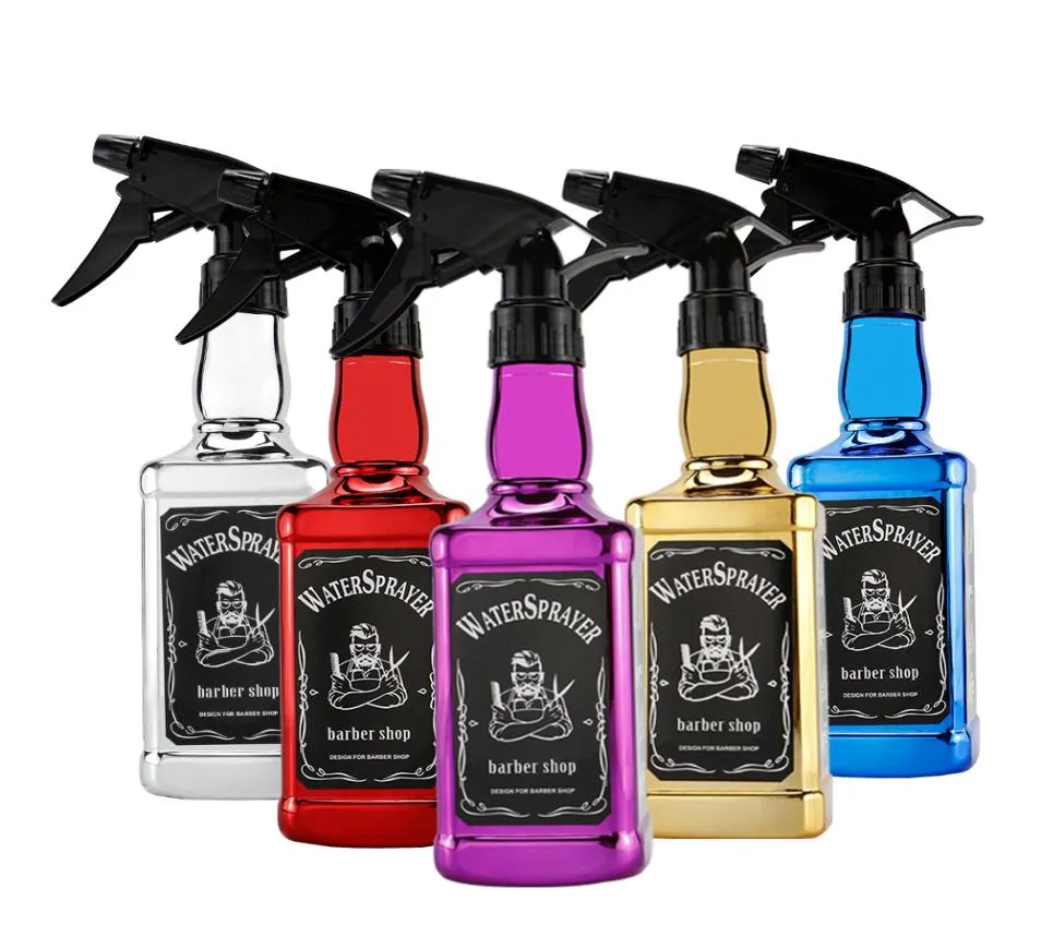 Professionelle Barber Spray Flasche 500ML Große Kapazität Friseur Styling Werkzeuge Gießkanne Mutipul Friseur Überzug Flaschen9653221