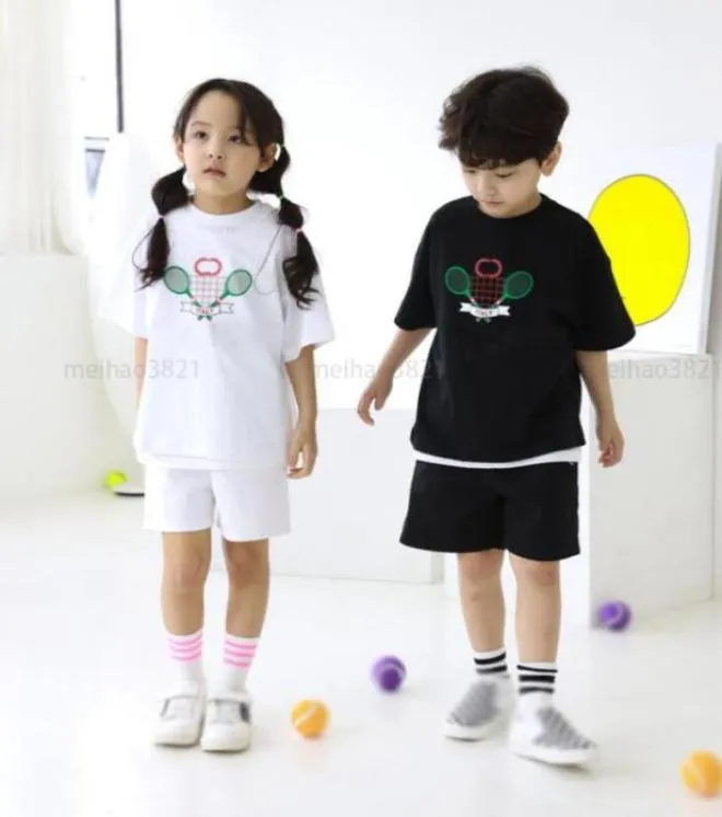 キッズTシャツ夏の男の子の女の子のレター印刷シャツデザイナーカジュアルプリントファッションティートップ9278427