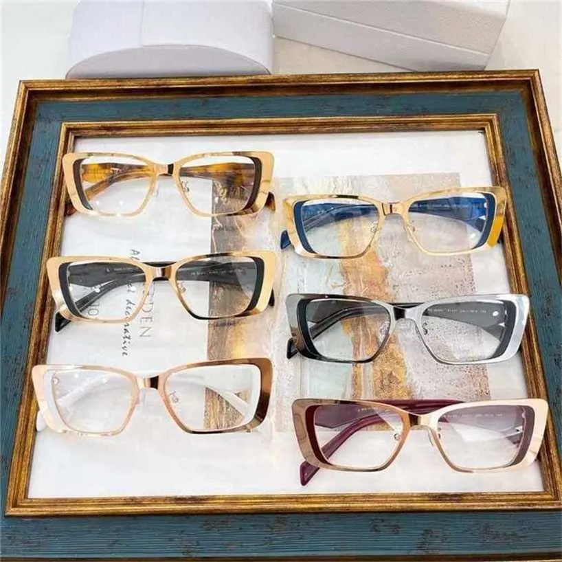 58% Sunglasses New High Quality P family's new personalized artistic versatile frame optical glasses PR84WV men's casual flat lens can be matched