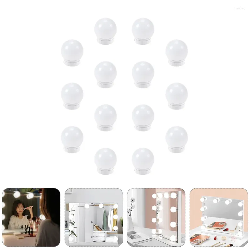 Lampe murale 14 pcs Commode Miroir Vanité Ampoule Maquillage Fourniture Tricolore Pour Le Maquillage