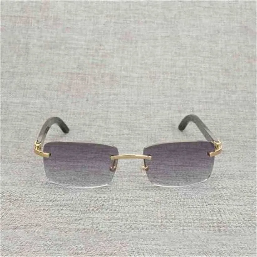 20% OFF Sunglasses Vintage Natural Wood Men Buffalo Horn Rimless Frame Eyeglasses Women for Outdoor Accessorie Oculos Square Gafas 012NKajia New
