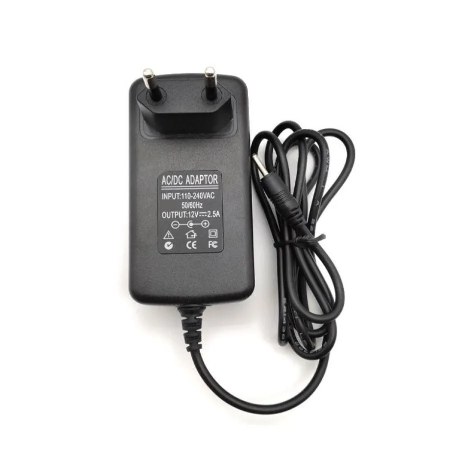 12V 25A 30W EU 미국 영국 플러그 태블릿 배터리 충전기 전원 공급대 고품질 25x07mm 2507mm2154999