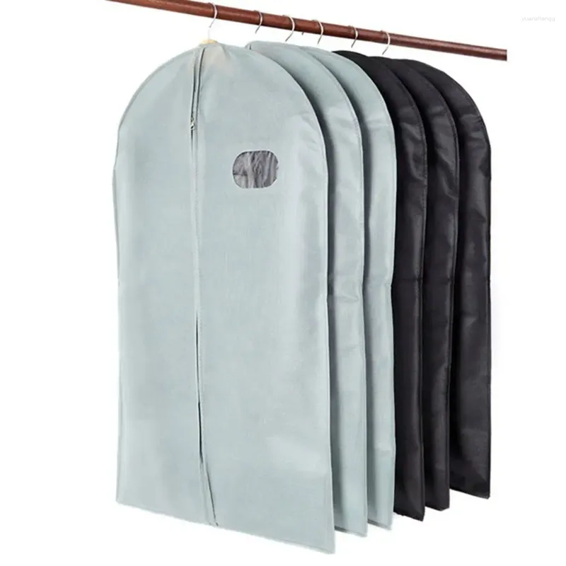 Opbergdozen Waterdichte bescherming Hangende jas Jurk Pak Tas Garderobe Kleding Organizer Zakken Stofhoezen Kledinghoes