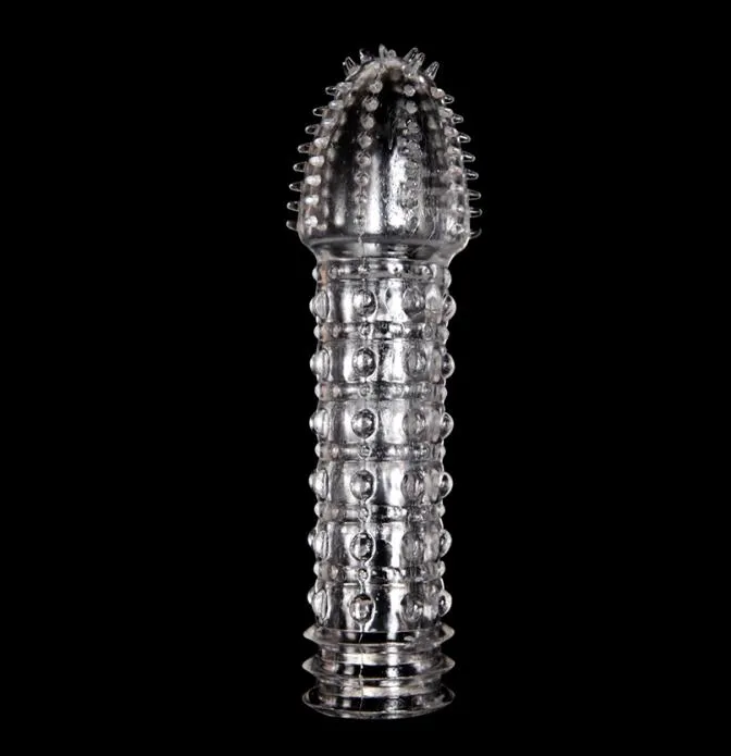 Rehausseur de pénis manches de pénis en cristal Extensions de pénis agrandisseur de coq Extensions d'extension grand jouet sexy pour hommes jouets sexuels adultes2637160