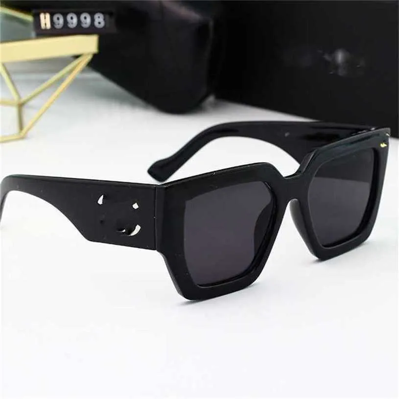 16% OFF Wholesale of New high-end fashionable and simple large frame sunscreen sunglasses women's small fragrant glasses