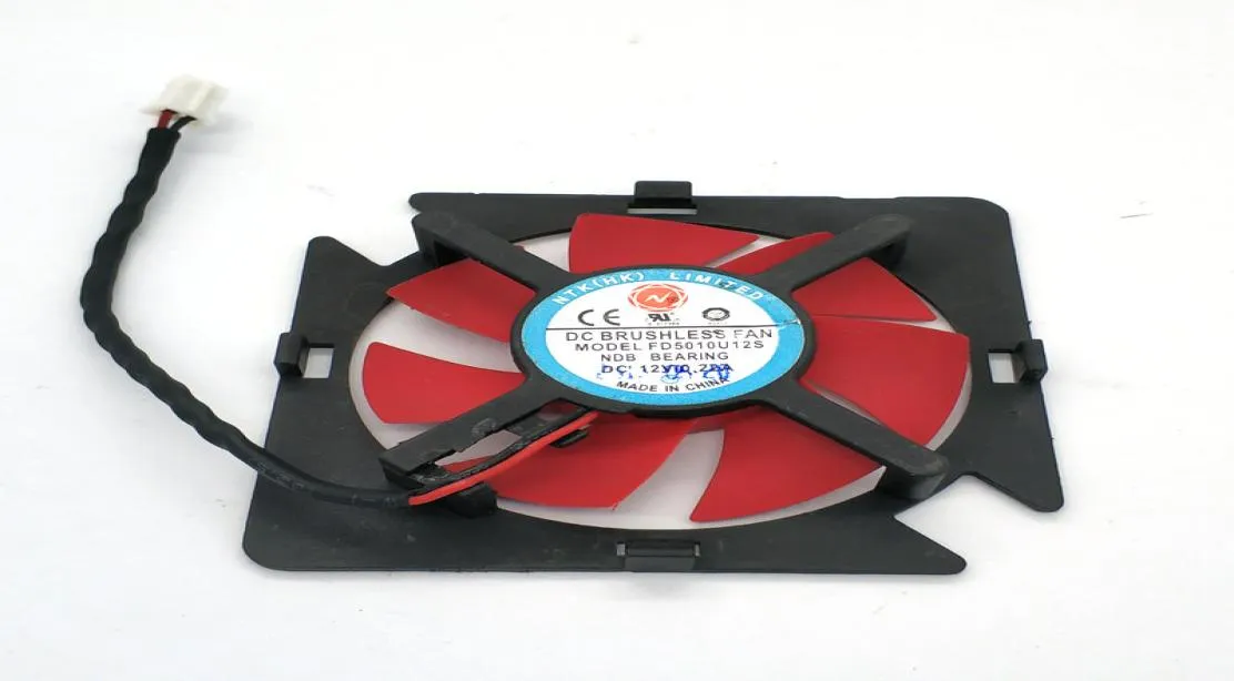 Original FD5010U12S 12V 022AMP för HD7350 FirePro 2270 ATI Graphics Card Cooler Cooling Fan1252868