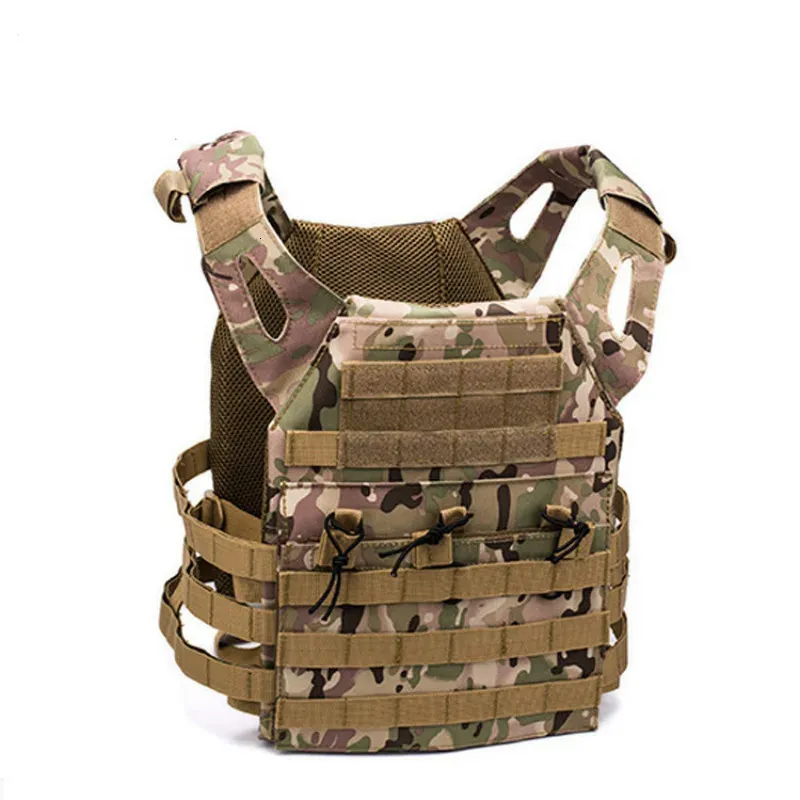 600D Hunting Tactical Vest Military Molle Plate Magazine Airsoft Paintball CS Outdoor Protective Lightweight Vest 240105