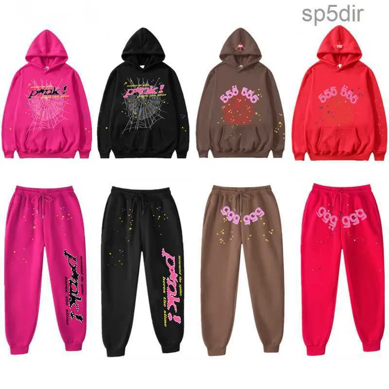 Survêtements pour hommes Designer Mens Survêtement Luxe Sweat Spider 555 Mode Sweatsuit Homme Sp5der Jeune Thug 555555 Pull Rose Femme Survêtement Z3U5 2W UMM9