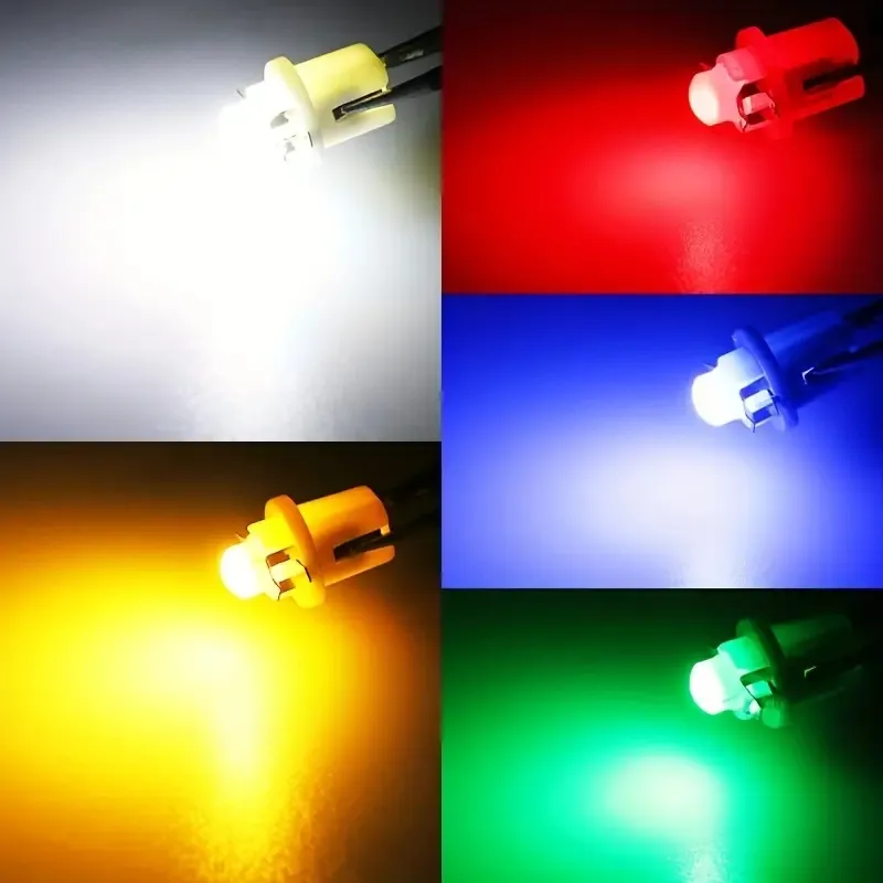 10x MAGNETI MARELLI GLÜHLAMPE 12V 2W BAX B8.5d GRÜN TACHO COCKPIT Anzeige Sockel Gruen