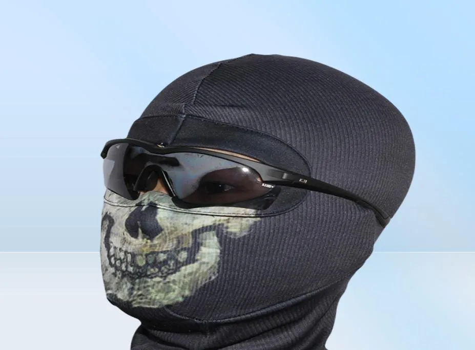 Yeni Siyah Maske Hayalet 6 Kafatası Balaclava Kayak Hood Bisiklet Kaykay Isıtıcı Tam Yüz Hayalet1665699