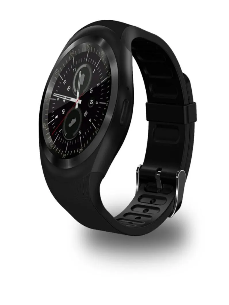 Bluetooth Y1 Relojes inteligentes Reloj Relogio Android Smartwatch Llamada telefónica SIM TF Cámara Sincronización para Sony HTC Huawei Xiaomi HTC Android P8938238