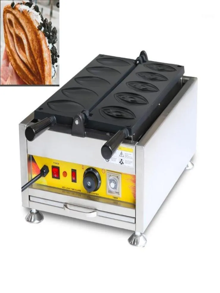 Ekmek Yapımcıları Ticari Paslanmaz Çelik Kız Vajina Waffle Maker Elektrik Yapım Makine Pişirme Ekipmanı KEDİ MAKİNESİ13075064