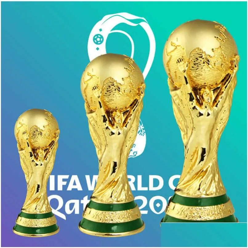 Troféu Europeu Colecionável Herces Modelo Resina Artesanato Jogo de Futebol Lembrança T221111 Drop Delivery Esportes Ao Ar Livre Atlético Outdo Dhhqm