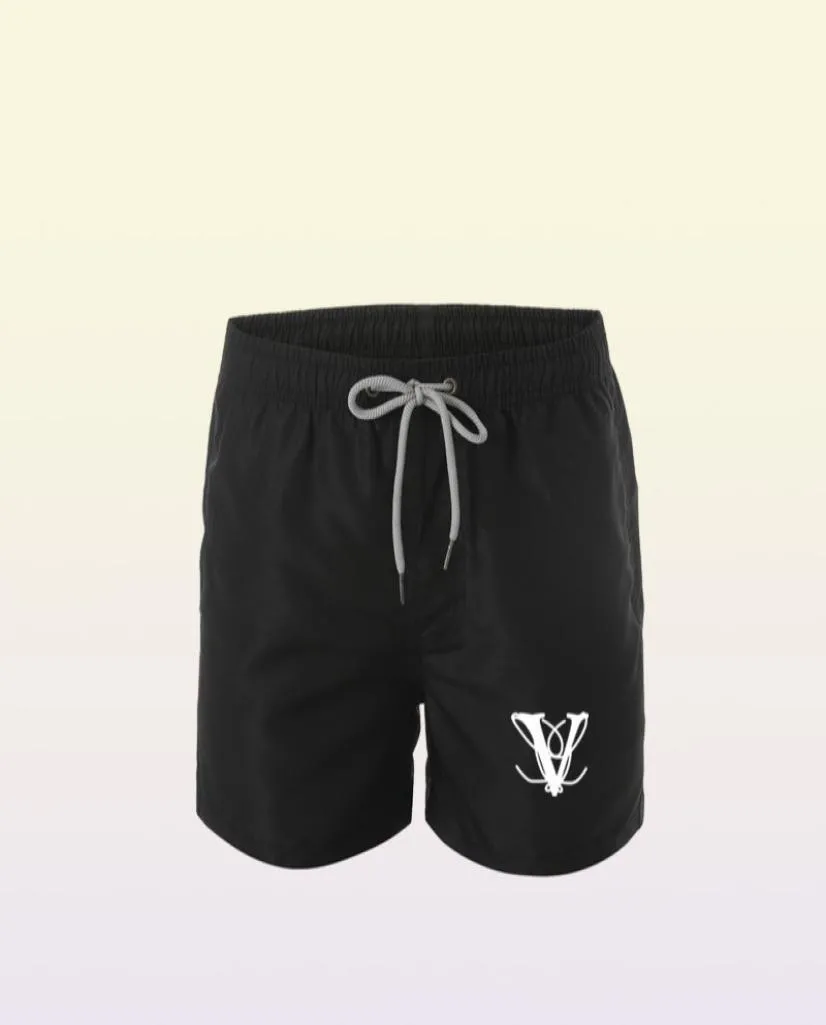 Beach Pants Fashion New Khmer Shorts Solid Color Printing Men039S Summer Wind Beach Swimming Shorts Men039s High Quality Box8630329