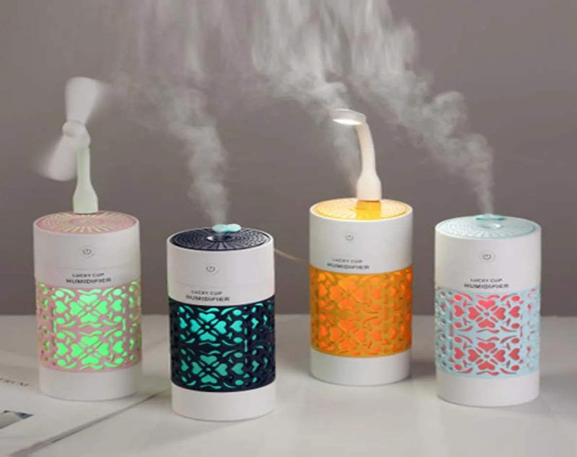 Mini luftfuktare eterisk olja diffusor led färg nattlampor elektrisk aromaterapi USB -luftfuktare bil aroma diffuser2773260