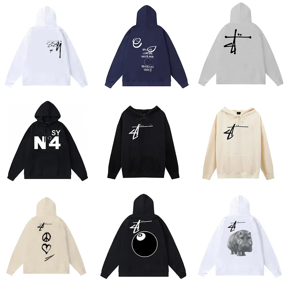 Designer Hoodie Högkvalitativ tryckt logotyp Mens och kvinnor Tryckt hoodie T-shirt Crewneck Jumper Par Street Hip Hop Sweater Hoodies A132