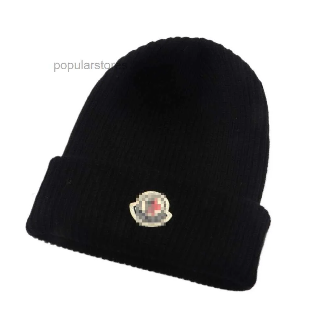 Hundred Caps Monclair Beanie Designer Cappello di alta qualità addensato autunno e inverno in lana tinta unita per protezione per le orecchie da donna Cappello lavorato a maglia per uomo Z422