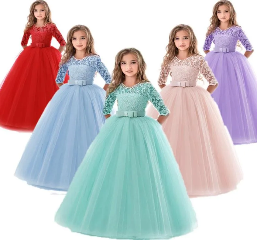 Kinder Brautjungfer Blumenmädchen Hochzeit Kinder Kleider für Mädchen Abend Party Kleid Teenager Kinder Prinzessin Kleid 8 10 12 14 Jahre 21498508